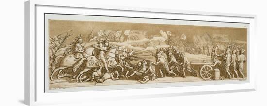 The Battle of Melegnano-Gallo Gallina-Framed Premium Giclee Print