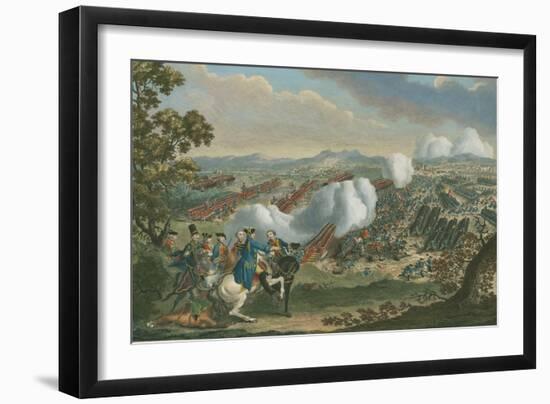 The Battle of Minden, C.1760s-null-Framed Giclee Print