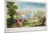 The Battle of Minden in Westphalia in 1759-null-Mounted Giclee Print