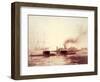 The Battle of Mobile Bay, August 1864, American Civil War, United States-null-Framed Giclee Print