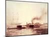 The Battle of Mobile Bay, August 1864, American Civil War, United States-null-Mounted Giclee Print