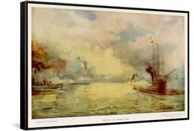 The Battle of Mobile Bay-E. Packbauer-Framed Stretched Canvas