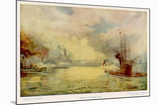 The Battle of Mobile Bay-E. Packbauer-Mounted Photographic Print