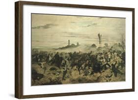 The Battle of Montebello, 1862-Giovanni Fattori-Framed Giclee Print