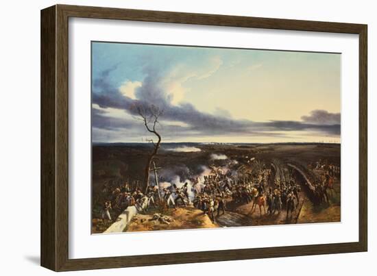 The Battle of Montmirail, 11 February, 1814-Horace Vernet-Framed Giclee Print