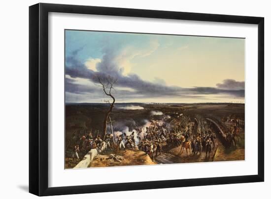 The Battle of Montmirail, 11 February, 1814-Horace Vernet-Framed Giclee Print