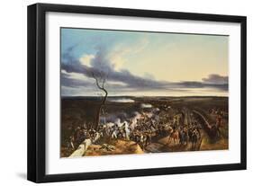 The Battle of Montmirail, 11 February, 1814-Horace Vernet-Framed Giclee Print