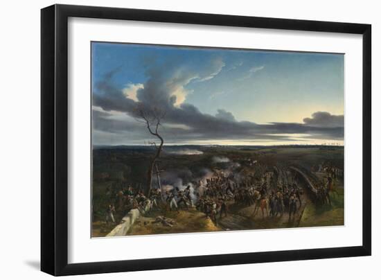 The Battle of Montmirail, 1822 (Oil on Canvas)-Horace Vernet-Framed Giclee Print