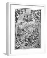 The Battle of Muehlberg, 24 April 1547, 1551-Enea Vico-Framed Giclee Print