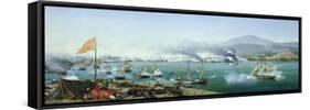 The Battle of Navarino, 20 October 1827-Ambroise-Louis Garneray-Framed Stretched Canvas