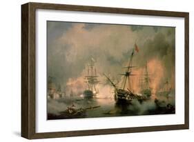 The Battle of Navarino, 20th October 1827, 1846-Ivan Konstantinovich Aivazovsky-Framed Giclee Print