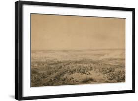 The Battle of Ocana, C.1844-Joseph-louis-hippolyte Bellange-Framed Giclee Print