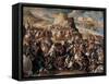 The Battle of Oran, 1699-Acisclo Antonio Palomino de Castro y Velasco-Framed Stretched Canvas