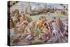 The Battle of Ostia, 1516-17 (Fresco)-Raphael (1483-1520)-Stretched Canvas