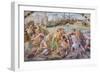 The Battle of Ostia, 1516-17 (Fresco)-Raphael (1483-1520)-Framed Giclee Print