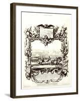 The Battle of Oudenaarde, 11th July 1708, Engraved by Jeremias Wolff and Johann August Corvinus-Abraham Drentwett-Framed Giclee Print