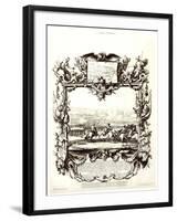 The Battle of Oudenaarde, 11th July 1708, Engraved by Jeremias Wolff and Johann August Corvinus-Abraham Drentwett-Framed Giclee Print