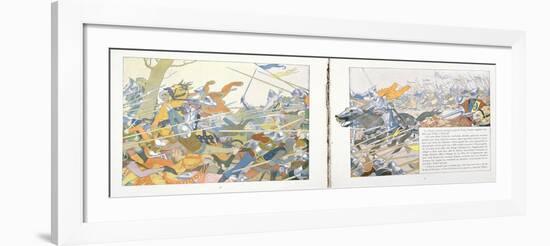 The Battle of Patay from 'Jeanne D'Arc', C.1910-Louis Maurice Boutet De Monvel-Framed Giclee Print