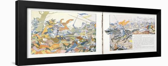 The Battle of Patay from 'Jeanne D'Arc', C.1910-Louis Maurice Boutet De Monvel-Framed Giclee Print