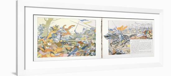 The Battle of Patay from 'Jeanne D'Arc', C.1910-Louis Maurice Boutet De Monvel-Framed Giclee Print