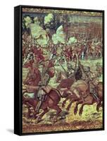 The Battle of Pavia, 24 February 1525-Bernard van Orley-Framed Stretched Canvas