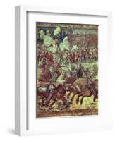 The Battle of Pavia, 24 February 1525-Bernard van Orley-Framed Giclee Print