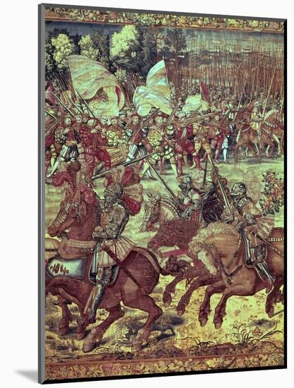 The Battle of Pavia, 24 February 1525-Bernard van Orley-Mounted Giclee Print