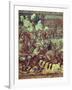 The Battle of Pavia, 24 February 1525-Bernard van Orley-Framed Giclee Print