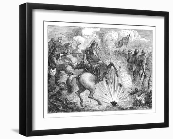The Battle of Pittsburg Landing, 1862-null-Framed Giclee Print