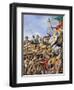 The Battle of Plassey of 1757-Peter Jackson-Framed Giclee Print