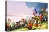 The Battle of Plassey-Severino Baraldi-Stretched Canvas