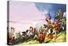 The Battle of Plassey-Severino Baraldi-Stretched Canvas