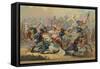 The Battle of Poitiers, France, 732-null-Framed Stretched Canvas