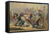 The Battle of Poitiers, France, 732-null-Framed Stretched Canvas