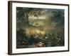 The Battle of Poltava in 1709, 1717-Jean-Marc Nattier-Framed Giclee Print