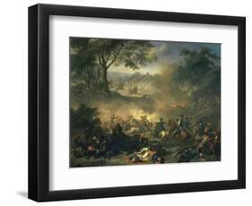 The Battle of Poltava in 1709, 1717-Jean-Marc Nattier-Framed Giclee Print