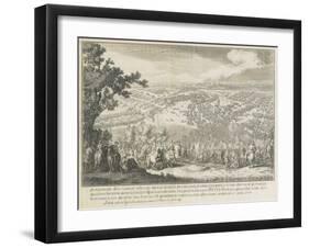 The Battle of Poltava on 27 June 1709-Nicolas de Larmessin-Framed Giclee Print