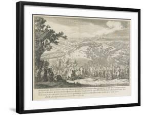 The Battle of Poltava on 27 June 1709-Nicolas de Larmessin-Framed Giclee Print