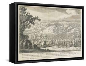 The Battle of Poltava on 27 June 1709-Nicolas de Larmessin-Framed Stretched Canvas