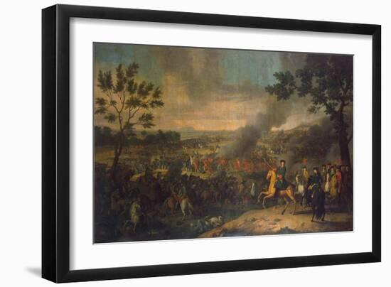 The Battle of Poltava on 27th June 1709, 1717-1718-Louis Caravaque-Framed Giclee Print