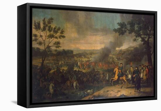 The Battle of Poltava on 27th June 1709, 1717-1718-Louis Caravaque-Framed Stretched Canvas