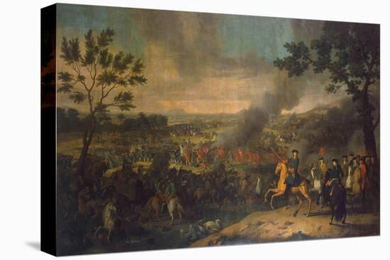 The Battle of Poltava on 27th June 1709, 1717-1718-Louis Caravaque-Stretched Canvas