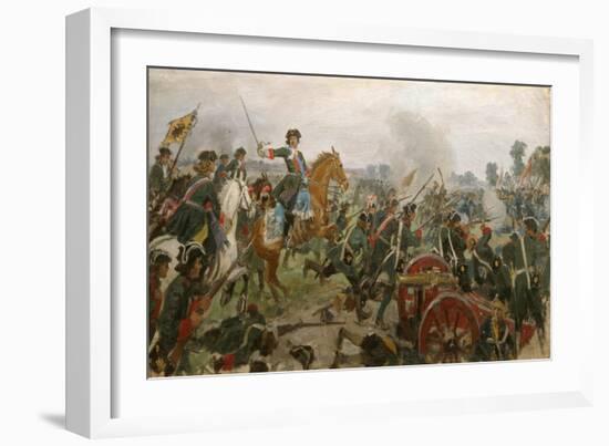 The Battle of Poltava-Ivan Alexeyevich Vladimirov-Framed Giclee Print