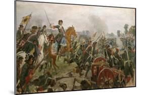 The Battle of Poltava-Ivan Alexeyevich Vladimirov-Mounted Giclee Print