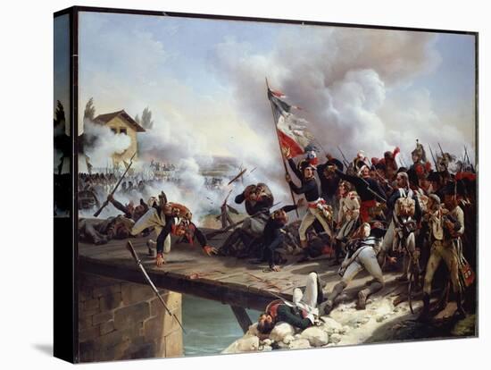 The Battle of Pont D'Arcole, 1826-Horace Vernet-Stretched Canvas