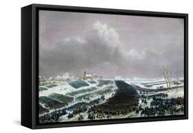 The Battle of Preussisch-Eylau on February 8, 1807-Jean-Antoine-Siméon Fort-Framed Stretched Canvas