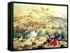The Battle of Puebla, 5 May 1862-null-Framed Stretched Canvas