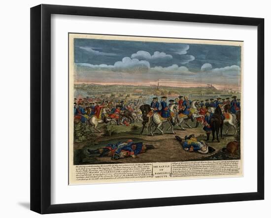 The Battle of Ramillies, C.1710-null-Framed Giclee Print