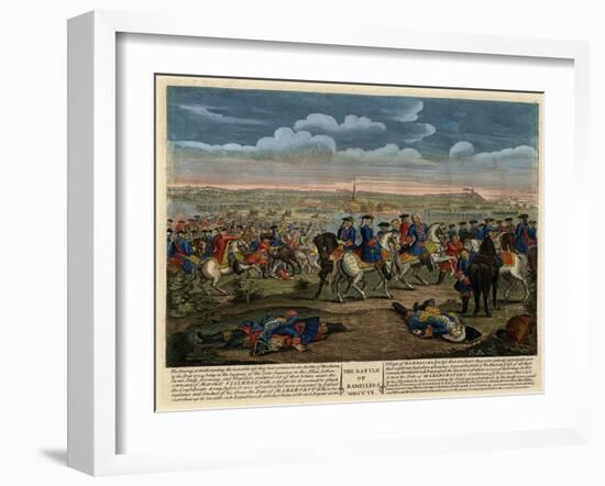 The Battle of Ramillies, C.1710-null-Framed Giclee Print