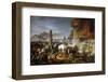The Battle of Ratisbon, by Charles Thevenin-null-Framed Photographic Print